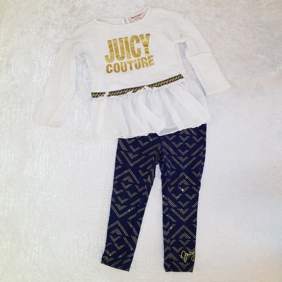Juicy Couture Other - Juicy Couture Girls toddler set outfit 3t